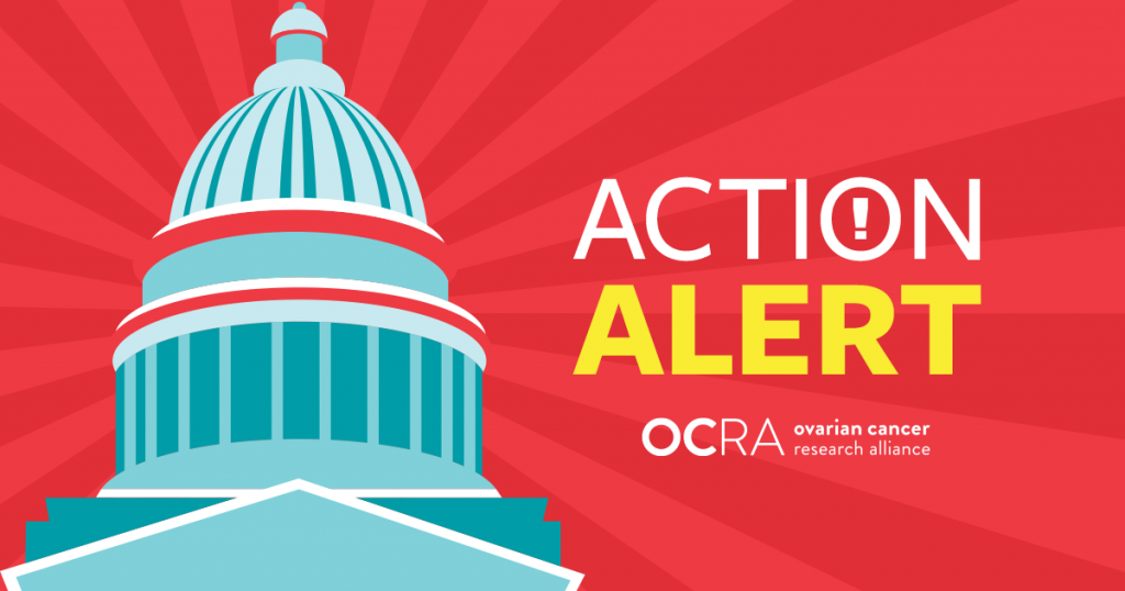 graphic reading, OCRA Action Alert, with OCRA logo