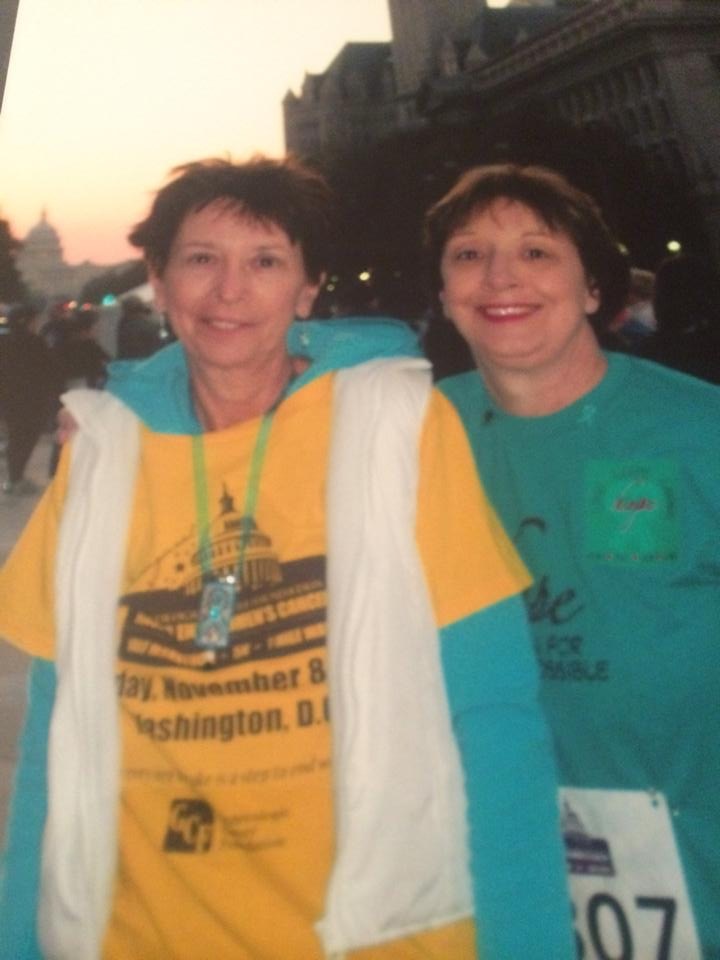 Denise Lobodinski with sister