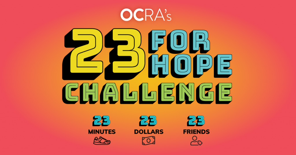 OCRA 23 for Hope Challenge share
