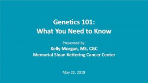 ovarian cancer genetics 101