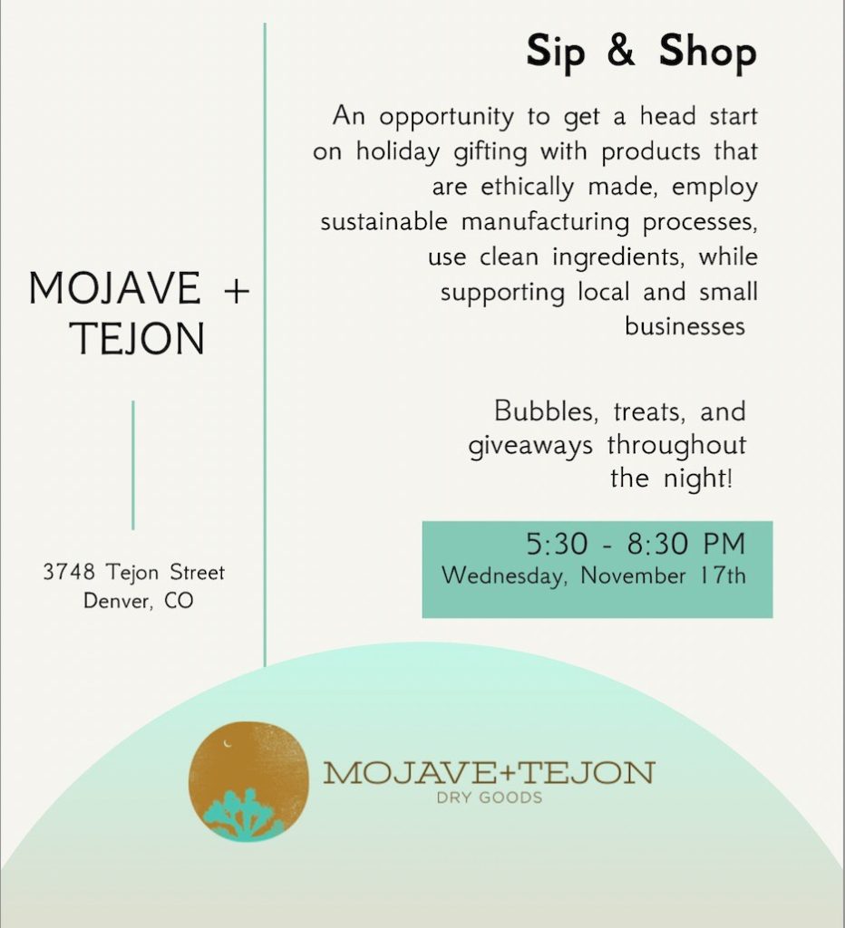 Mojave + Tejon Sip and Shop Benefitting OCRA