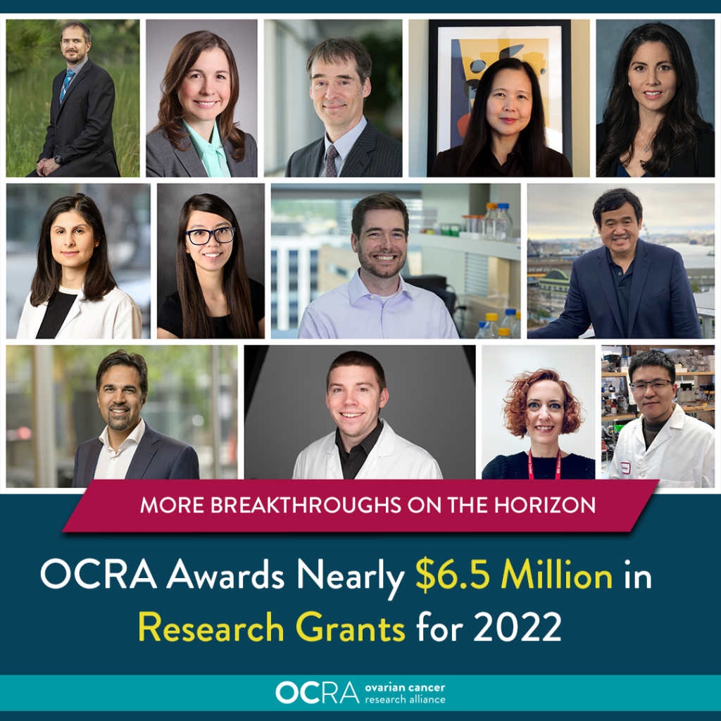 OCRA awards nearly $6.5 million in research grants for 2022, featuring grantee photos