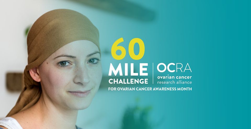 60 Mile Challenge for OCRA, woman in head wrap