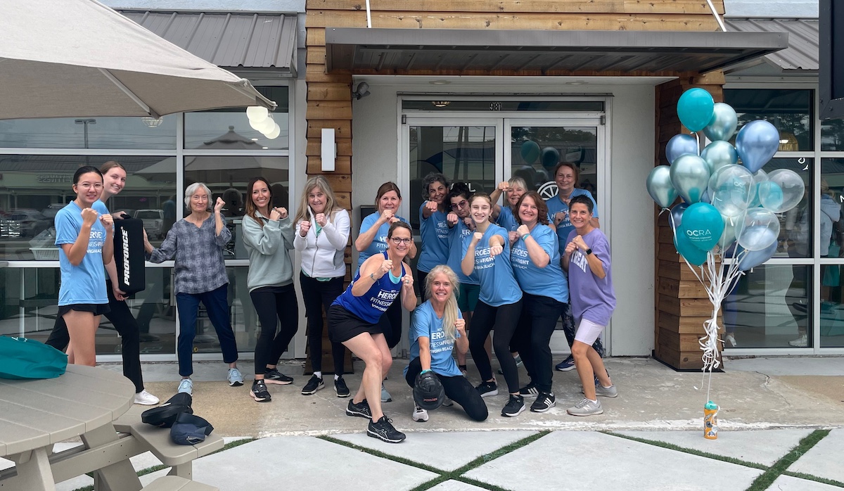 Group of Virginia Beach Fitness & Fight fundraisers for OCRA in 2024
