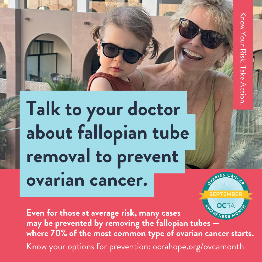 Graphic: Talk to your doctor about fallopian tube removal to prevent ovarian cancer.