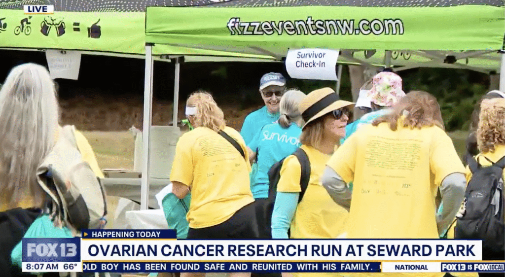 KZJO-TV Fox 13 Seattle&#8217;s Live Broadcast from OCRA Rivkin Family SummeRun Highlights Ovarian Cancer Research Impact