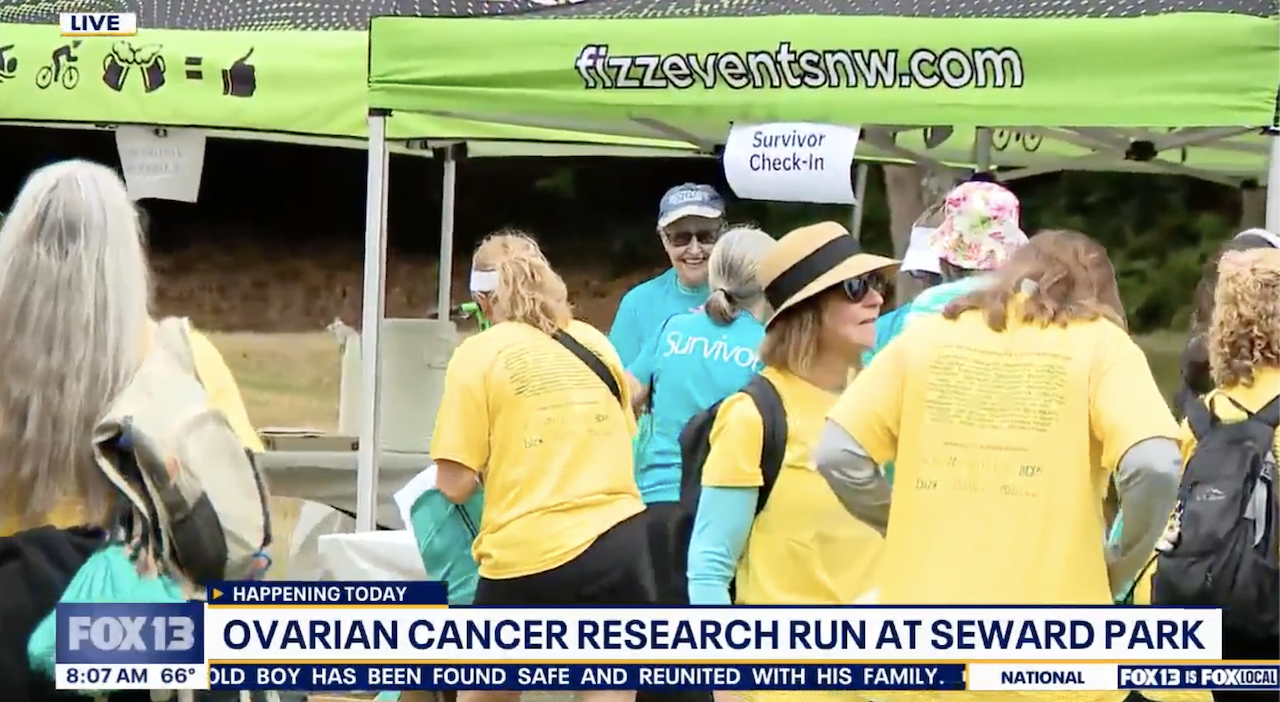 KZJO-TV Fox 13 Seattle&#8217;s Live Broadcast from OCRA Rivkin Family SummeRun Highlights Ovarian Cancer Research Impact