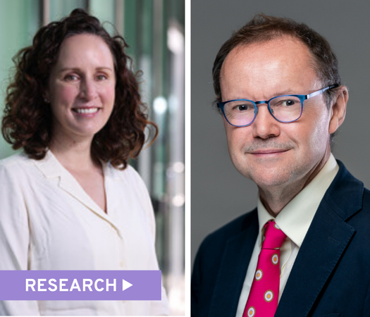 Gillian Hanley, PhD, and David Huntsman, MD